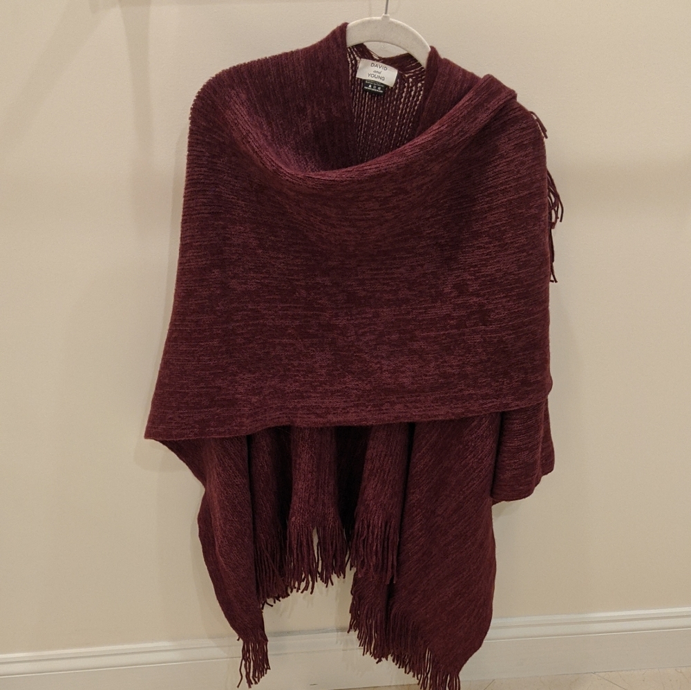 David & Young Knit Shawl/ Wrap